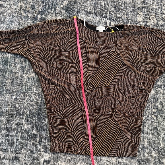 Apricot UK Beautiful Metallic Dolman Sleeve Top - Picture 11 of 16